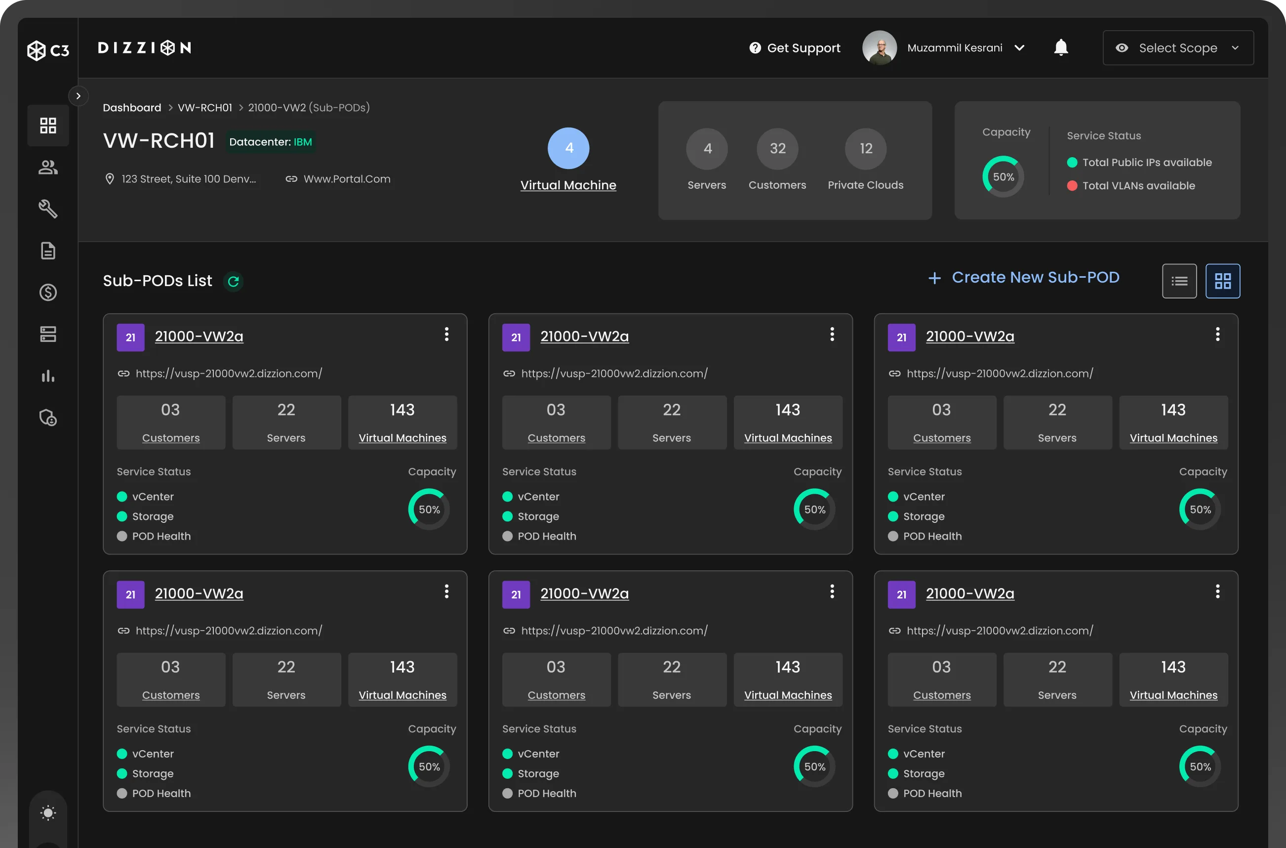 Enterprise SaaS screenshot