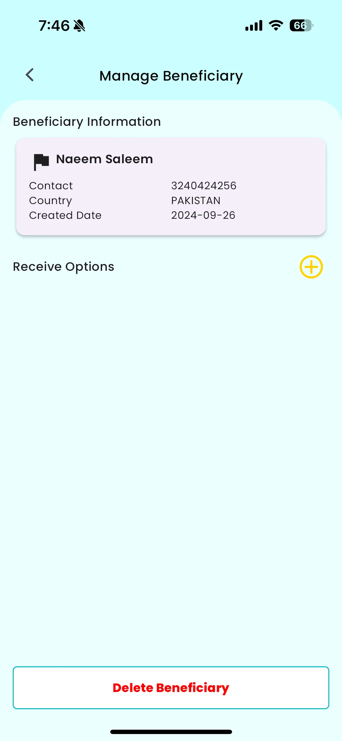 Old HomeRemitt mobile app screen 3, transaction list with no filters, dense rows, weak status signals