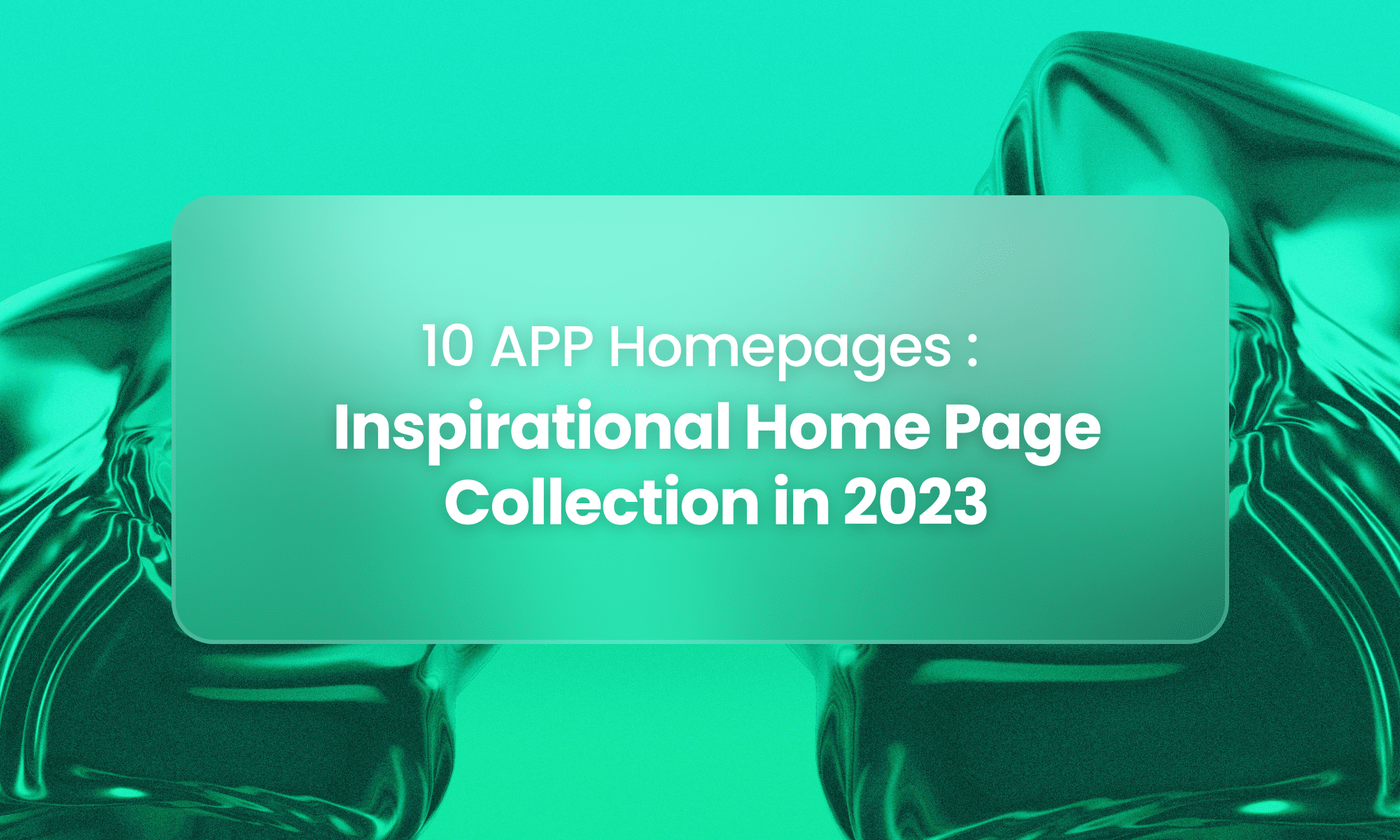 10 App Homepages