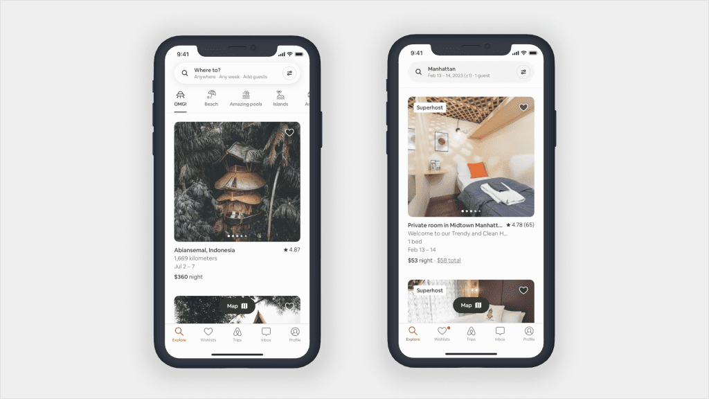 AirBnb-App-Home-Screen