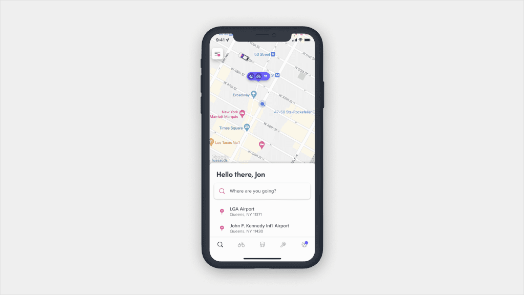 Lyft App Screen