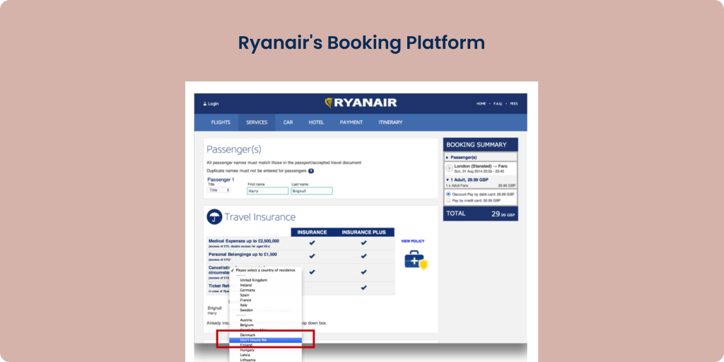 ryanair's-booking-platform